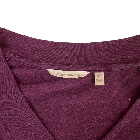 Soft Surroundings Madeline Tunic Asymmetrical Top Medium - Picture 10 of 13